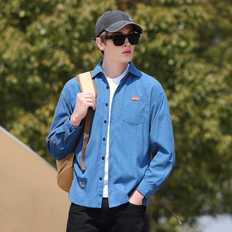 JEEP Men s Versatile Casual Long Sleeve Shirt M