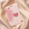 1Pcs Cute Love Style Work Card Holder ID Name Tag Students Bus Pass Access Card Cover Case Badge Holder Bank ID Holders Case