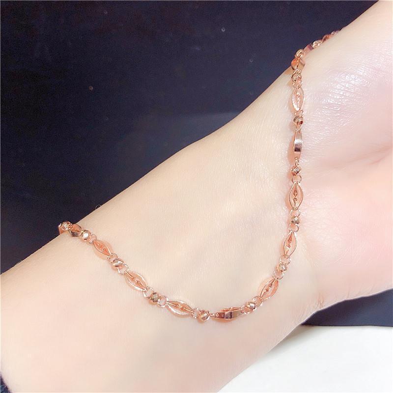 Фиолетово-золотой браслет Покрытие розовым золотом Цвет золотой Простой Бисер с пайетками Личность Характер Личность