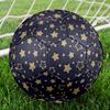 1PC Golden Stars Night Sky Soccer Ball Size 5 Football Machine Sewn Indoor/Outdoor Universal Football Gift W10