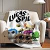 Cartoon Cute Lucas the Spide Blanket Soft and Skin Friendly For Couch Bed Napping Bedspread All Seasons Comforter