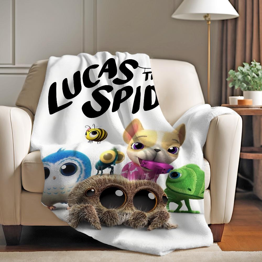 Cartoon Cute Lucas the Spide Blanket Soft and Skin Friendly For Couch Bed Napping Bedspread All Seasons Comforter