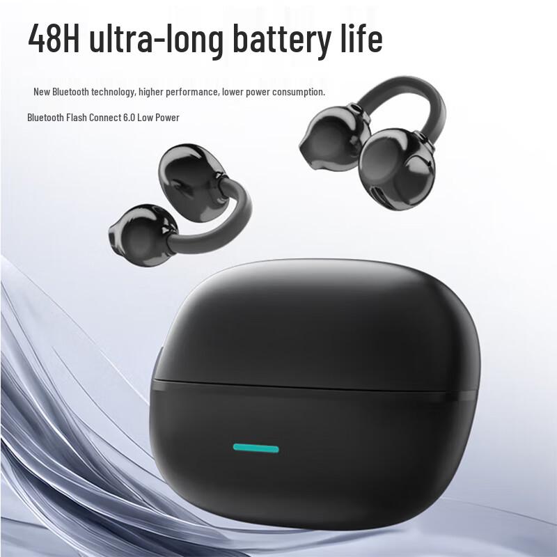 YOMO Wireless Open-Ear Clip-On Bluetooth Earbuds