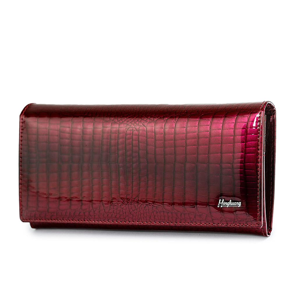 

Женский кошелек из натуральной кожи Женские кошельки для монет Женский кошелек для удостоверения личности Сумочка Жена Подарки Роскошная сумка, кошелек из воловьей кожи с крокодиловым узором