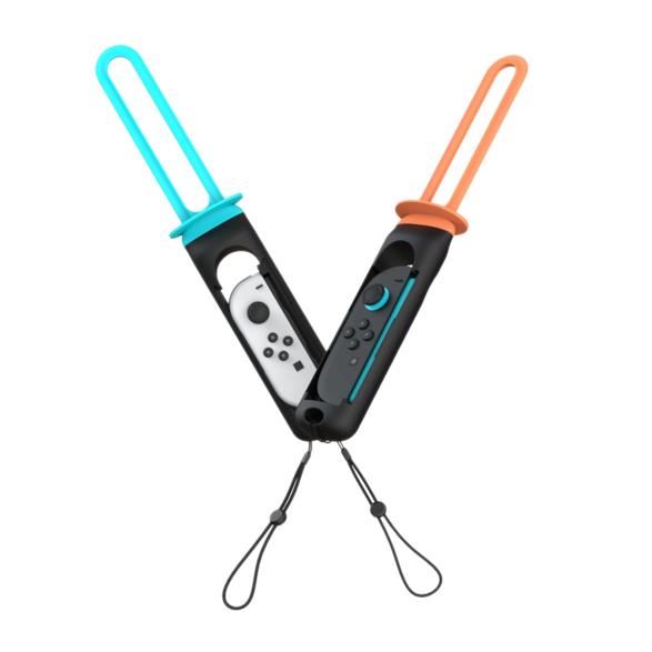 Yaxo sword set inferno case orange and blue