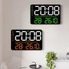 Digital Clocks Wall Clock Date/Week/Temperature Display 2 Alarm Clocks Contemporary Bedroom Alarm 11" Large Screen
