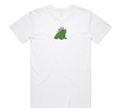 Kowbojska Żaba Mem T-shirt Koszulka Zabawna Ilustracja Prezent Rysunek Boże Narodzenie