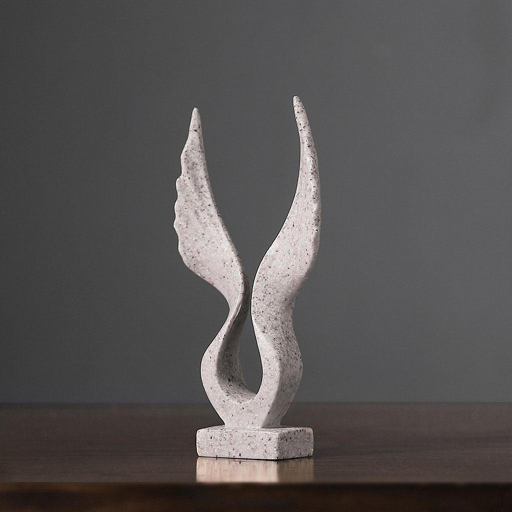 Statue Sculpture Collectible Figurine Craft Ornament for Home Living Room Decor 7x2.2x14.5cm
