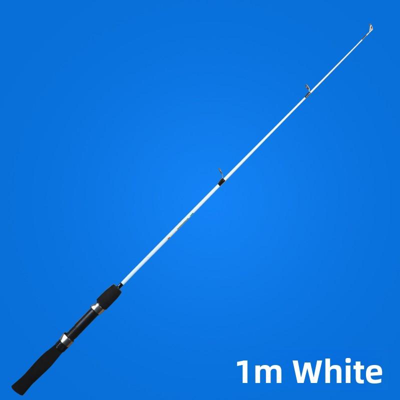 Ultra Hard Glass Steel Fishing Rod Sea Fishing Gear Straight Handle Anchor Rod Boat Shore Kayak Lake River Stream