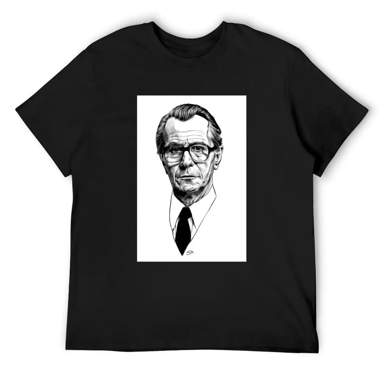 

Gary Oldman as George Smiley T-Shirt affliction shirts tshirts personalised mens t shirts top quality XXXXXL чорний