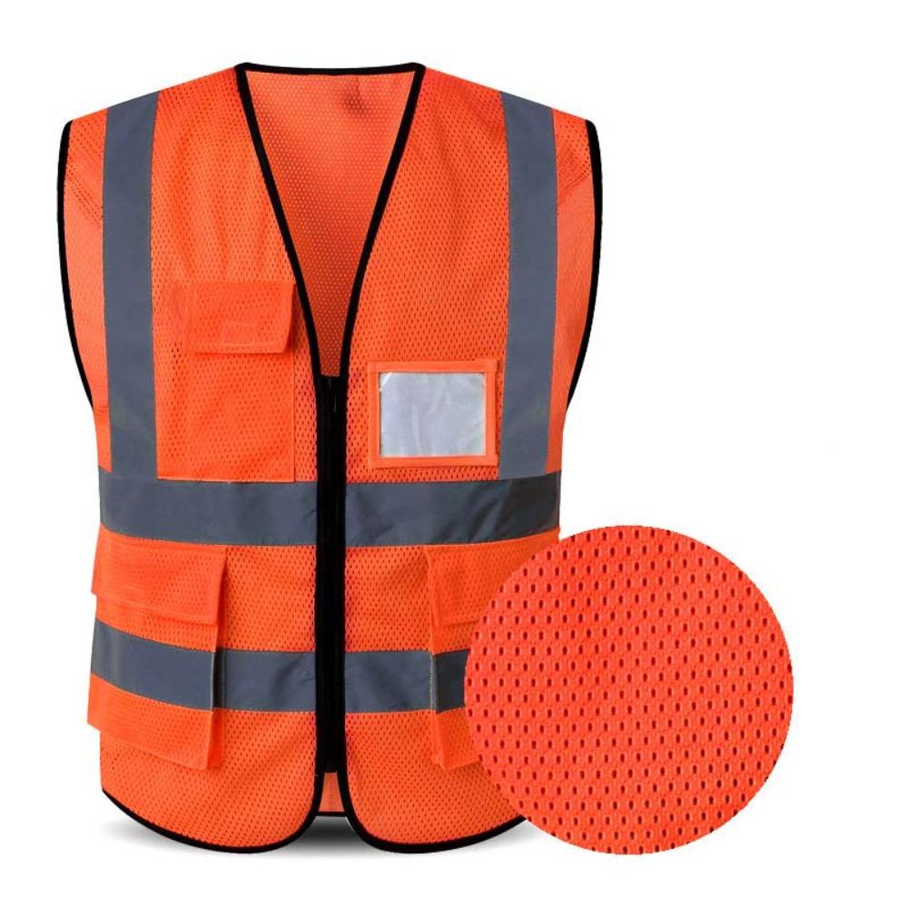 

High Visibility Outdoor Safety Clothing Warning Construction Clothes Safety Running Gear Cycling оранжевый