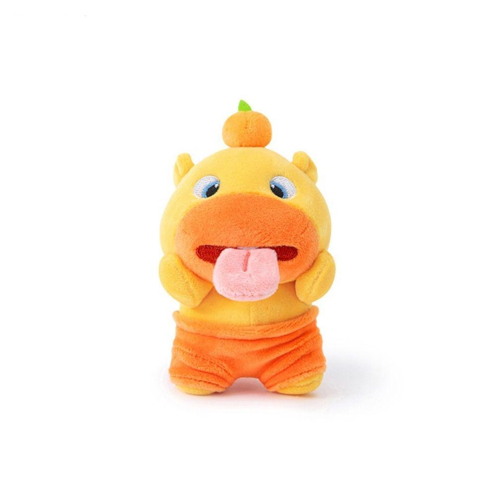 Stofftier Capybara Lulu Schlüsselanhänger Auto Schlüsselanhänger Hängendes Ornament Plüsch Capybara Puppe Cartoon 10cm Kapibala Anhänger