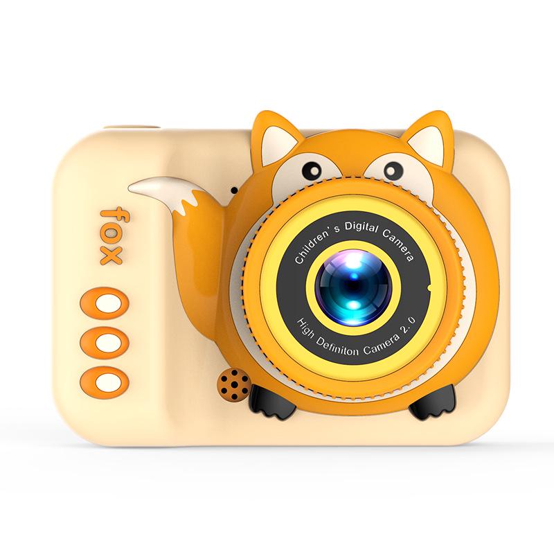 Q3 Fox Kids' Cartoon Mini HD Dual Camera for Photos & Videos