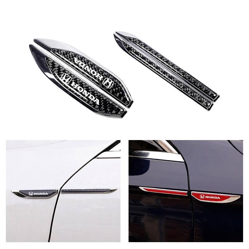 For Honda Jazz 95 2022 Fe City Bonda Accord G10 Jade Auto Accessories Car Styling 2pcs 3D Metal Side Fender Rear Trunk Stickers LK6