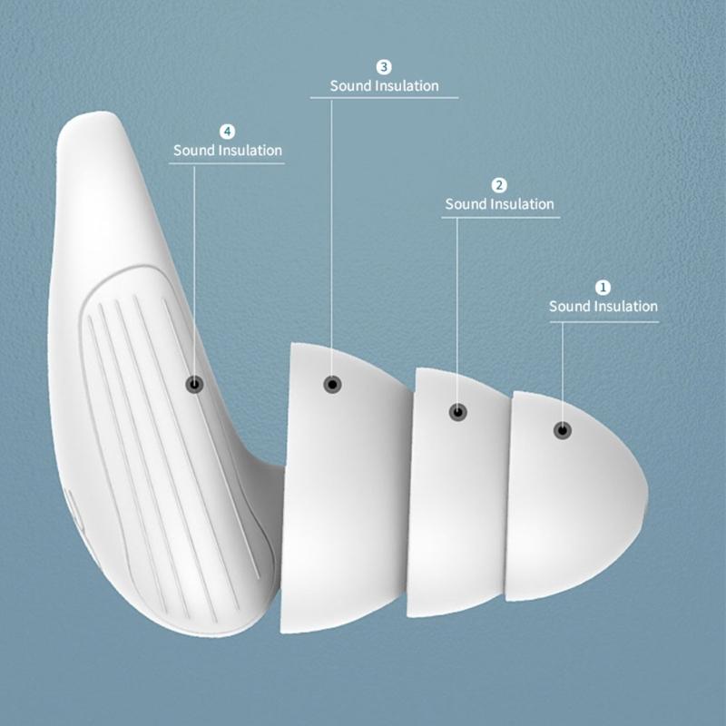 1 Pair Swimming Earplugs Anti-noise Sleep Earplugs Traveling Snorkeling Surfing Ear Plug Waterproof Soundproof-