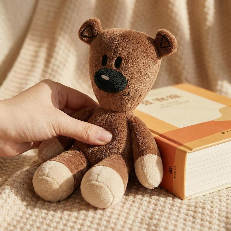 Orsacchiotto Mr Bean Peluche Giocattolo Morbido Animale di Peluche Carino Caffè Bambola Bambino Cuscino Mini Decorazione Morbido Bambini Compleanno