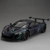 1:24 P1 Senna Toys Cars Models Alloy Doors Opened Miniature Supercar Light Sound Wheel Pull Back Sports Car Boys Festival Gifts