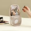 Zipper Makeup Brush Bag Large Capacity Pen Storage Organizer Case Women Toiletry Bag  Bath Use