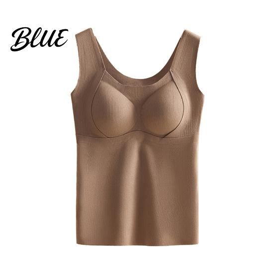 Women Thermal Tank Winter Warm Padded Breathable Sleeveless Underwear Top for Camisole Undershirt Base Layer