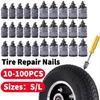 Universal Rubber Tire Plugs Screw Nails Travel Friendly No Tool Required For Fast Leakage Repair Car Motorcycles