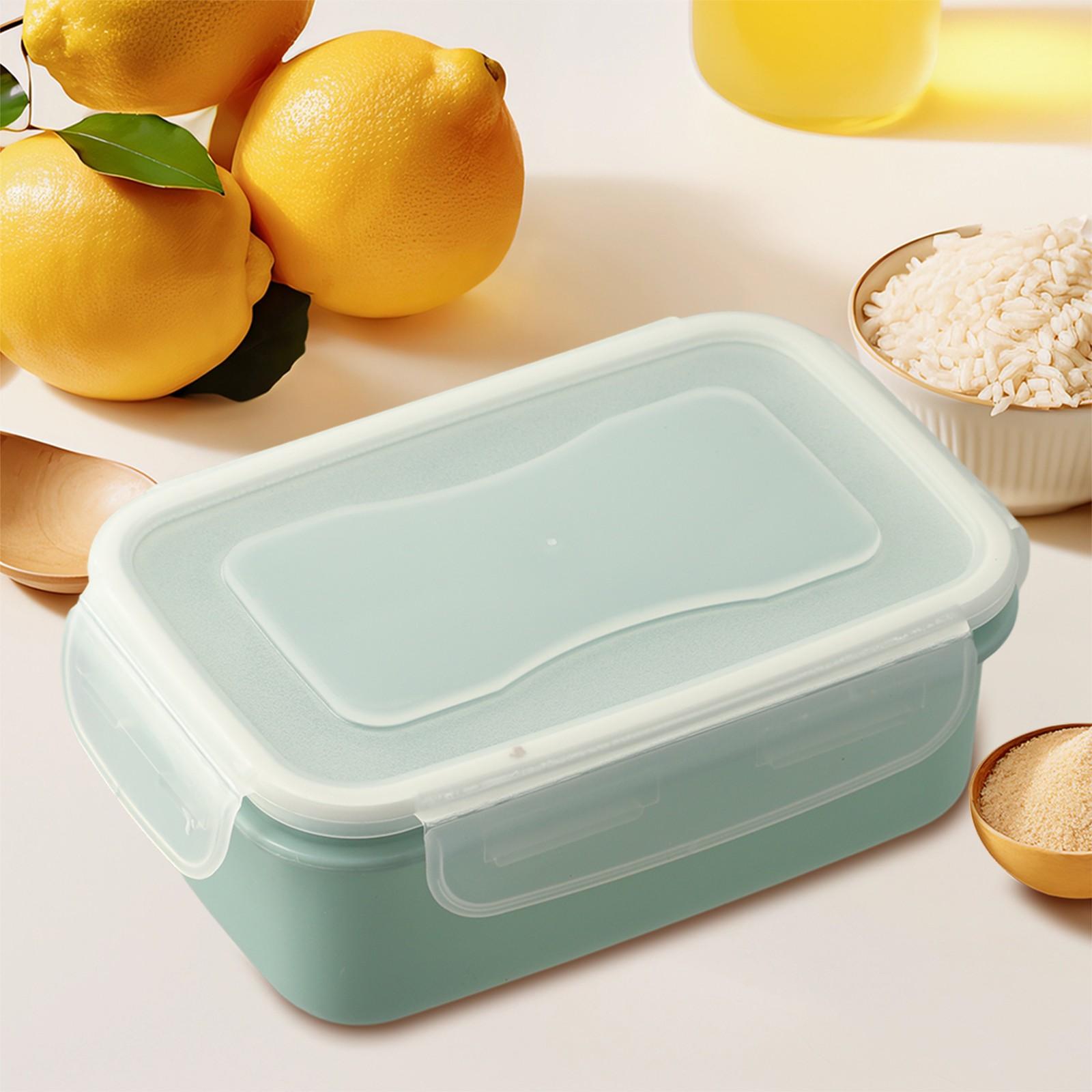 

Герметичный контейнер для еды с зажимом и замком-уплотнителем для хранения прозрачный мини-контейнер C