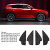 4pcs Carbon Fiber Interior Door Bowl Decor Cover Fits for MAZDA CX5 20132018 Left Hand Driving