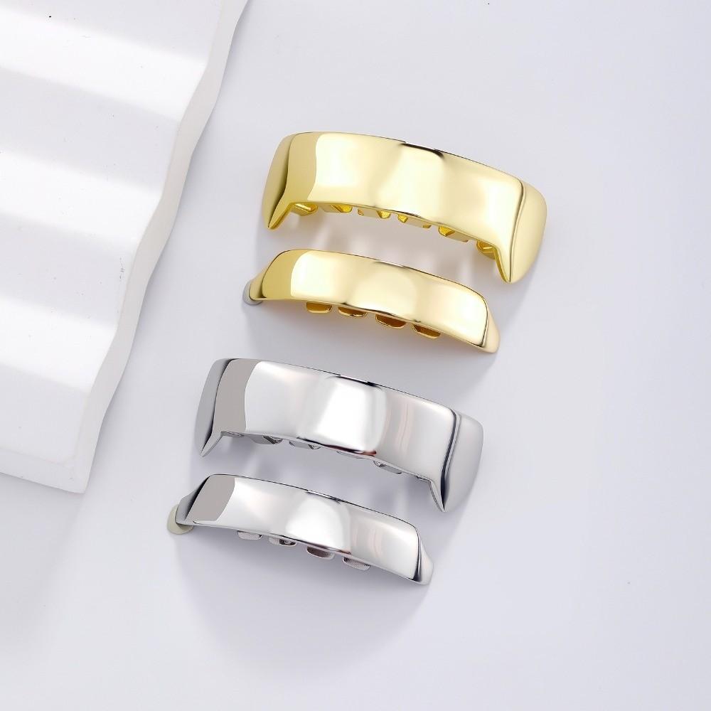 Realistic Look Teeth Grillz Glossy Teeth Caps Jewelry Grillz Set Street