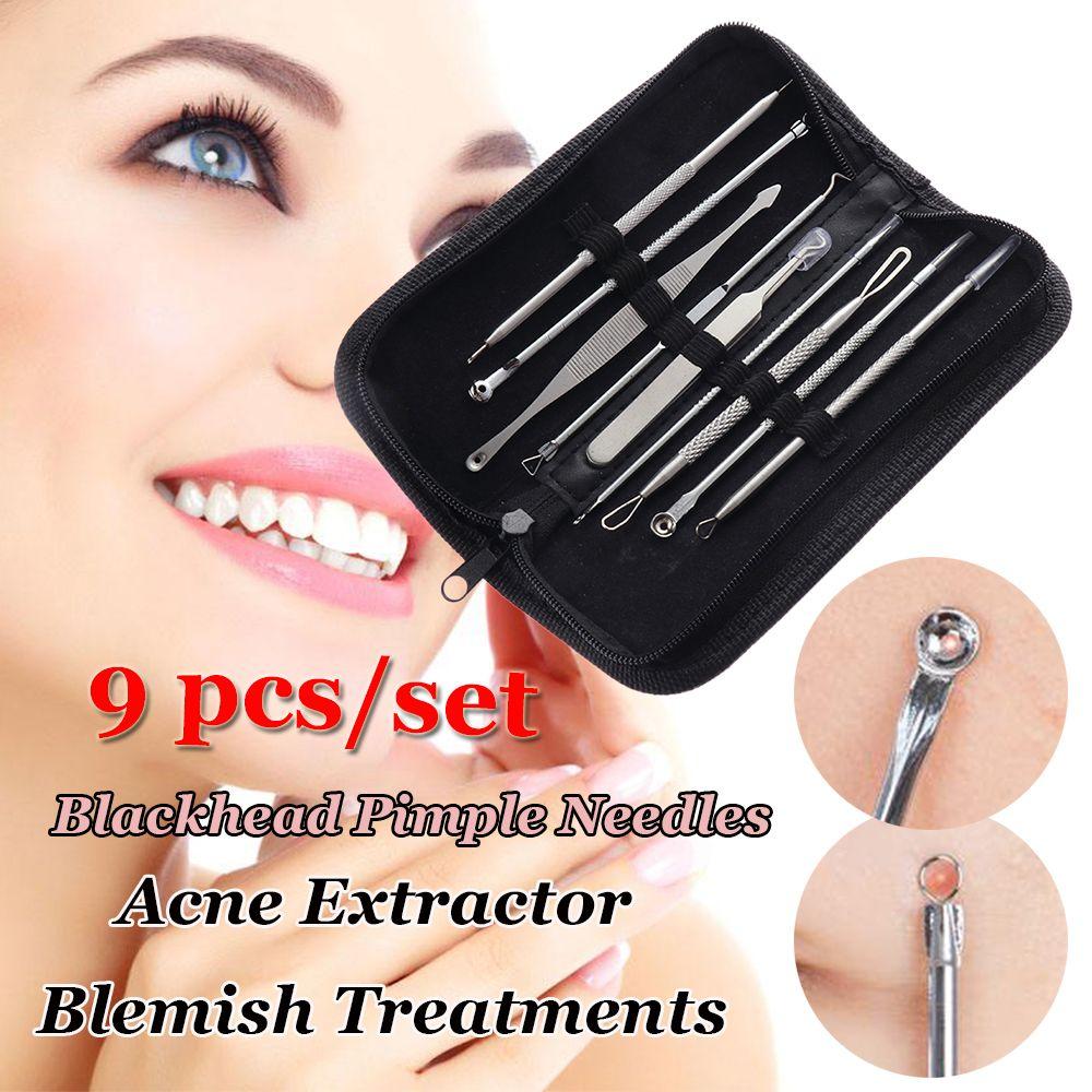 

Tools Face Skin Care Blemish Treatments Comedone Remover Blackhead Pimple Needles Acne Extractor