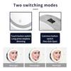 Double-Sided LED Wall-Mount Vanity Mirror with Magnification and Light