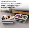[.co.jp Exclusive] RULAYMAN Foldable Bucket/Laundry Basket/Washing Tub, 15L, Space-Saving Design with Handle, Lightweight Material, Eco-Friendly, Mult