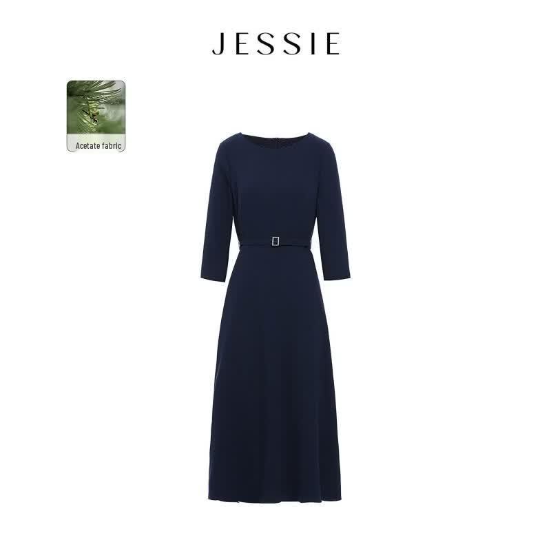 

JESSIE Temperament Acetate Dress DP6CBL178 L