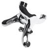 Mixing Valve Basin Faucets Fittings Zinc Alloy Accessories Dual Spout Kits Modern Silver Wall Mounted Bathroom