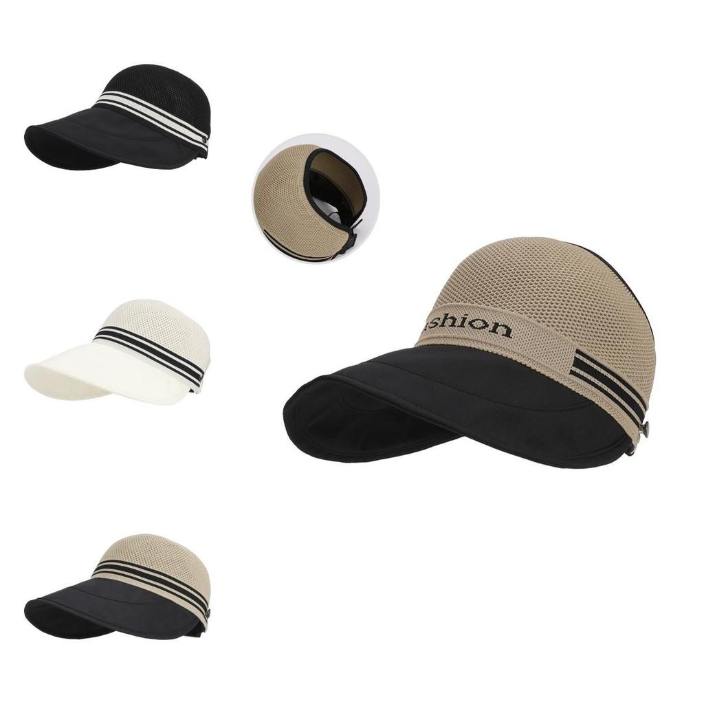 Summer Mesh Breathable Sun Hat With Large Brim For Outdoor Sun Protection