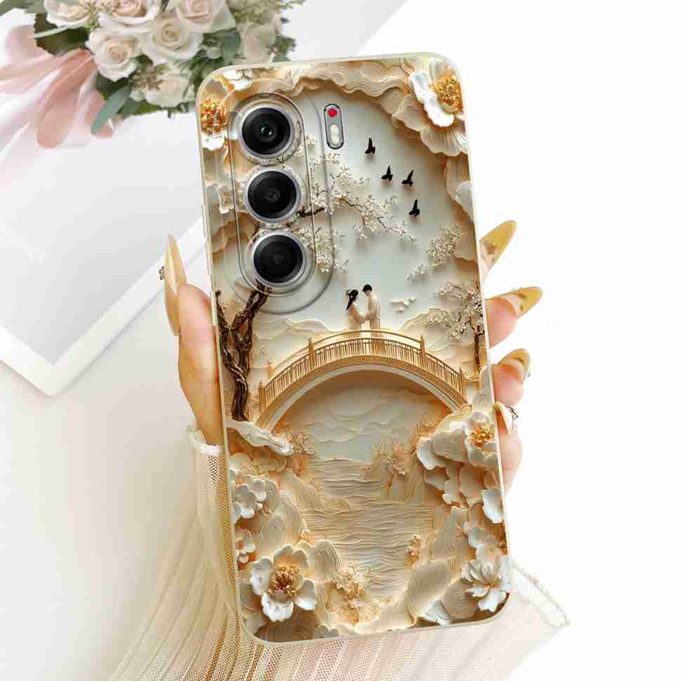 Casing For Tecno Camon 40 Pro 5G CM7 Fashion Flower Soft Silicone Cover For Tecno Camon40 Pro 40Pro Phone Cases Capa
