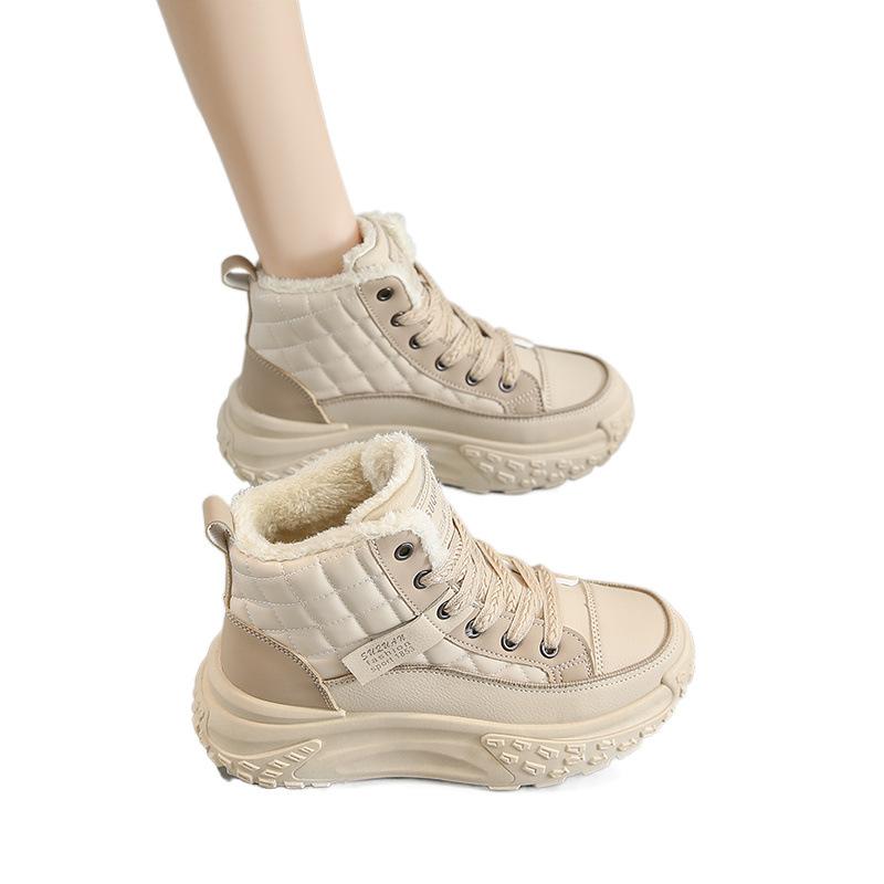 Broken Size Thickened Snow Boots New Winter Warm Cotton Shoes Velvet Dad Shoes