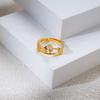 Universe Planet Trajectory Flash Diamond Ring Female Personality Princess Wind Cross Proposal To Give Girlfriend Gift