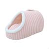 Cat Bed Cave Dog Tent Crate Soft Portable Nest Thickened Pet House with Removable Cushion for