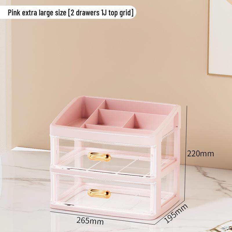 Plastic Drawer Desktop Organizer for Stationery and Cosmetics