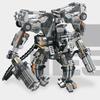 Science-Fiction Bausteine Action Roboter Mecha MOC Steine Spielzeug Weihnachtsgeschenke für Jungen Erwachsene Kinder Schreibtisch Dekoration