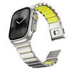 Cinturino in Gomma Fluoroelastomero di Titanio per Apple Watch Ultra 3 2 49mm 10 11 46mm Cinturino Magnetico per Iwatch 9 8 7 45mm 6 SE 3 44mm