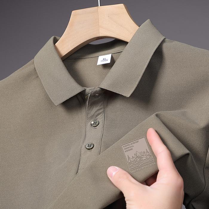 New Summer Versatile Loose Lapel Short-sleeved POLO Shirt Thin Short-sleeved