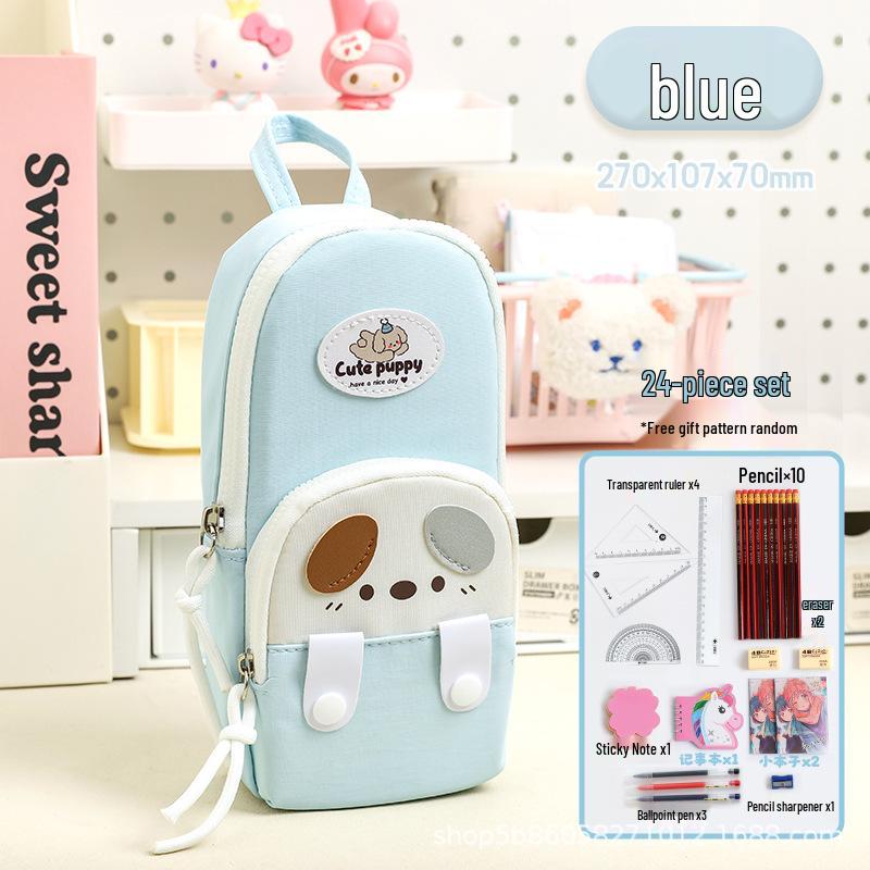 Cute Cartoon Handbag Pencil Case for Students - Stylish, High-Capacity Stationery Box
