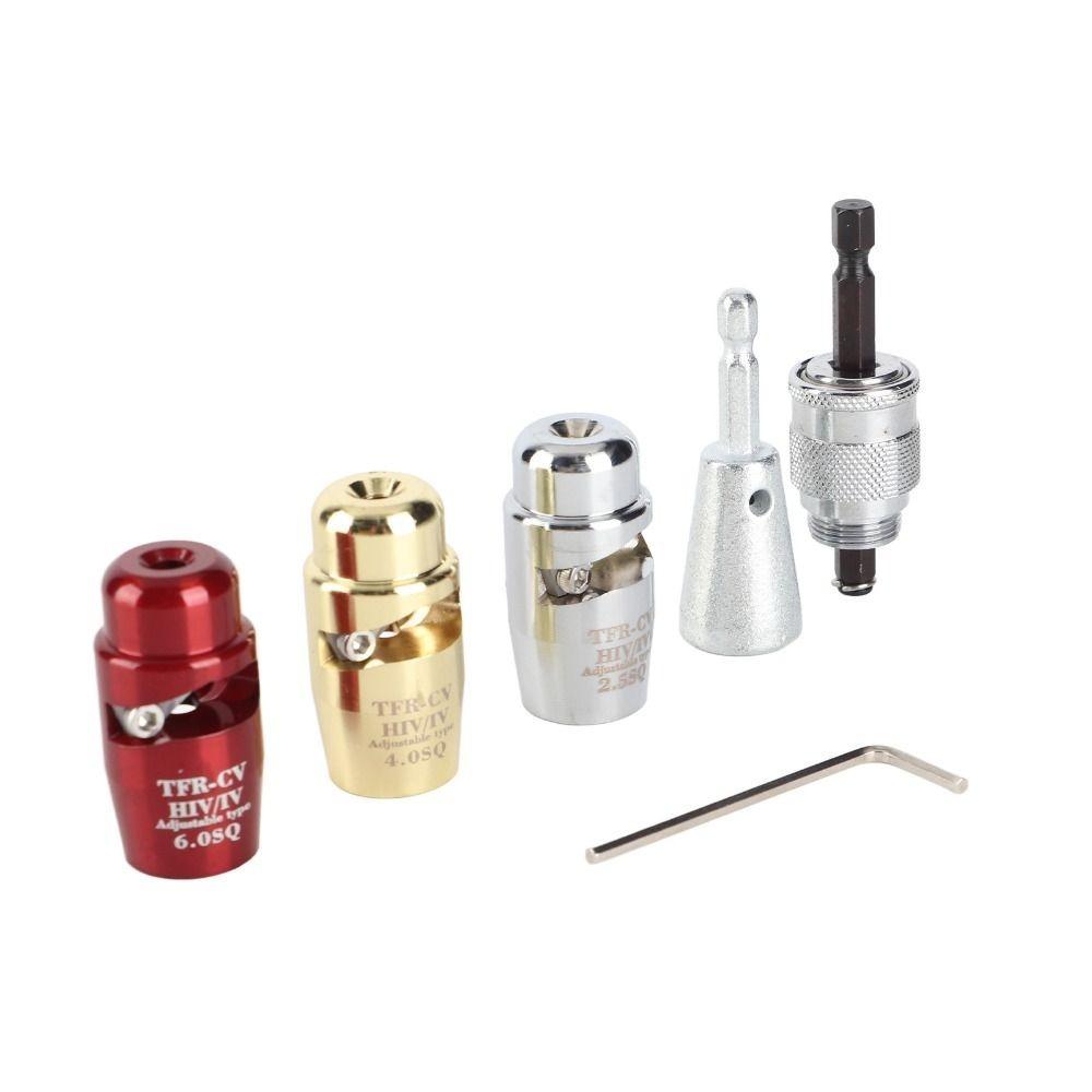 

4PCS Alloy Steel Drill Wire Stripper 2.5/4.0/6.0 sq Cable Stripping Tool For Power Drills