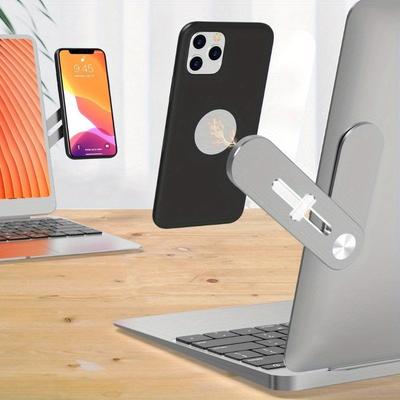 Leichter Tragbarer Magnetischer Handyhalter, Geeignet für Laptop - Verstellbarer Monitor-Seitenhalter zur Notebook-Erweiterung