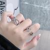 Niche High-End Flash Diamond Sweet Zircon Super Fairy Open Ring Temperament Fashionable Index Finger Ring Woman
