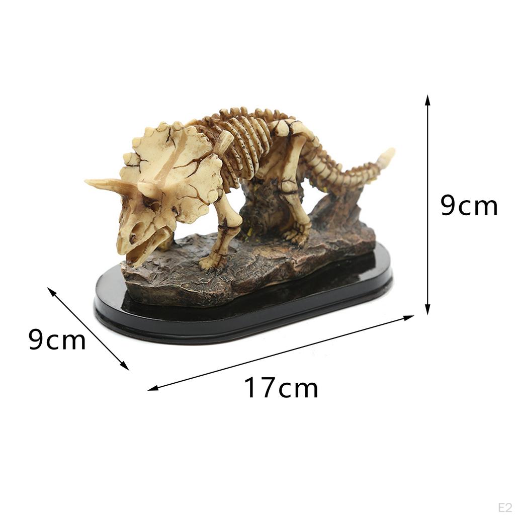 Dinosaur Skeleton Statue Ornament 3D Simulation for Bar Props Children Adults girls and boys