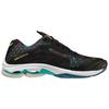 Mizuno Wave Lightning Z7 Low-Top Volleyball Shoes Unisex Shoes Black Red Green V1GA220049