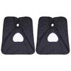 2pcs Barber Capes with Viewing Window for Home Salon Hair Cutting Lightweight Comfortable Neck Closure Hairdressing Cloths