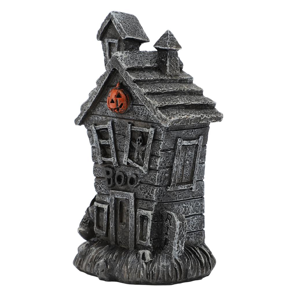 Festival Village Multifunctional Resin Festival Miniature House Decoration for Parties Type 2 14.5x