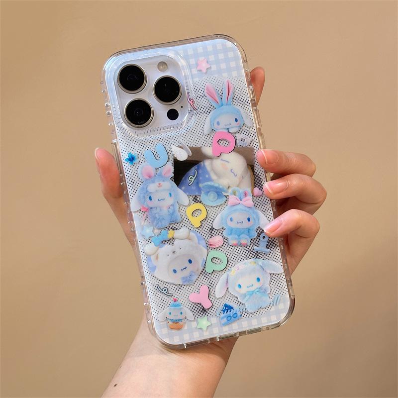 Cinnamoroll iPhone 17 Pro Case, Fits iPhone 13/14 and 15/16 Pro Max, Cartoon Colors